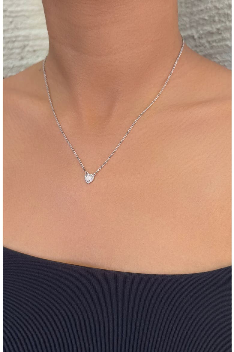 Set of 3 Assorted Heart Necklaces, Alternate, color, SILVER