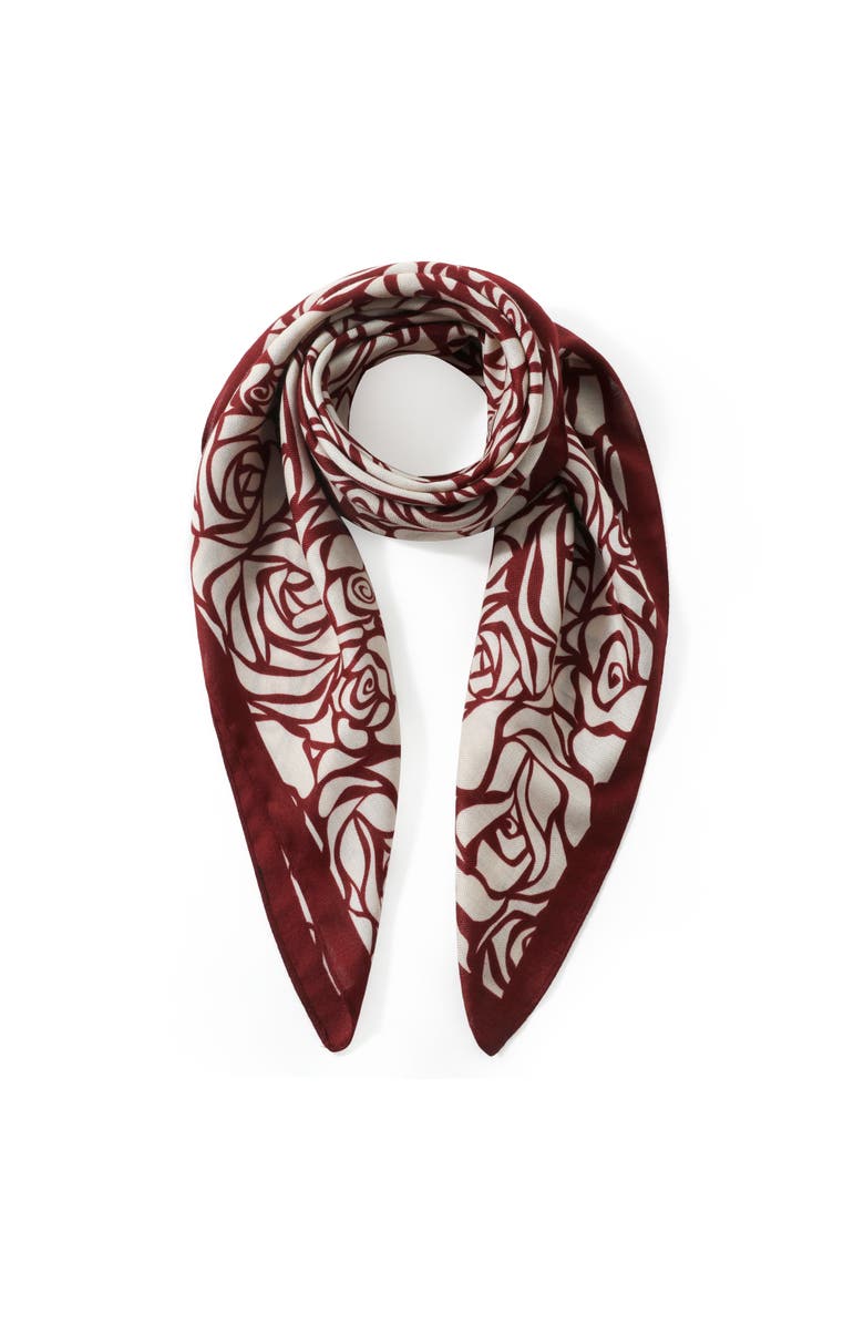 Youzey The Elodie Scarf, Main, color, Red/White