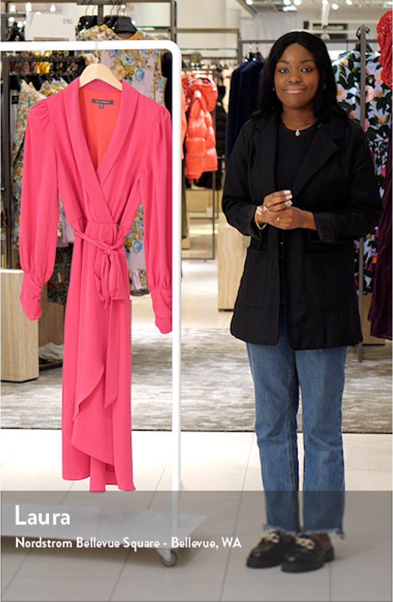 Wrap Front Long Sleeve Dress, sales video thumbnail