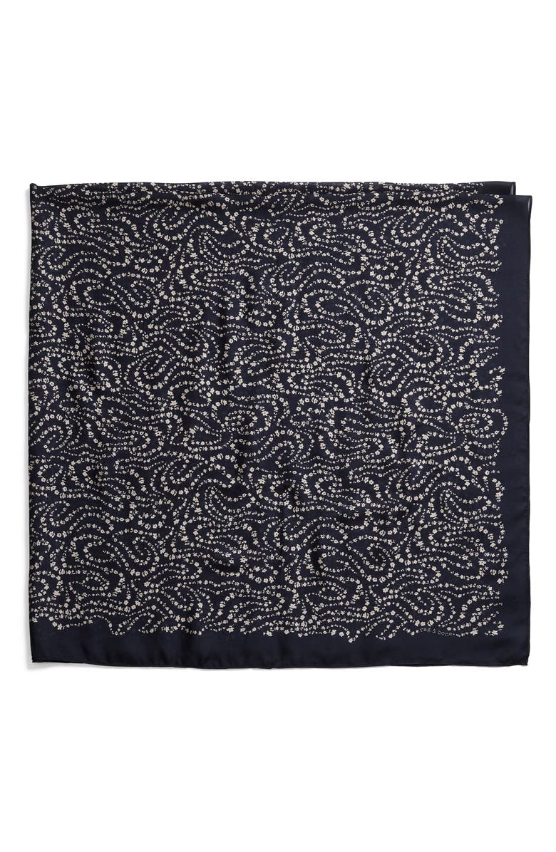 rag & bone Miriam Floral Square Scarf, Main, color, Sal