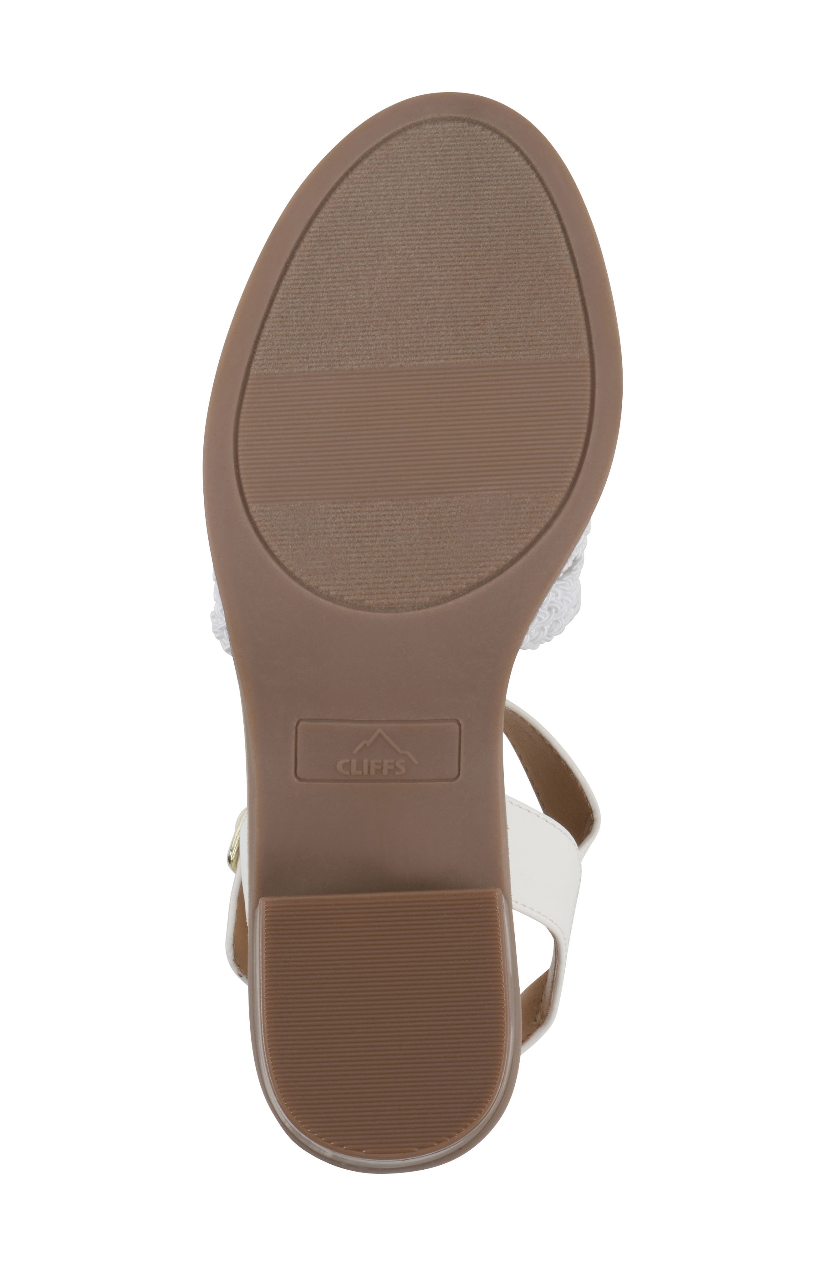 Cortland Block Heel Sandal, Alternate, color, WHITE/ BURNISHED/ SMOOTH