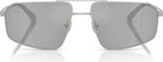 Emporio Armani 59mm Aviator Sunglasses
