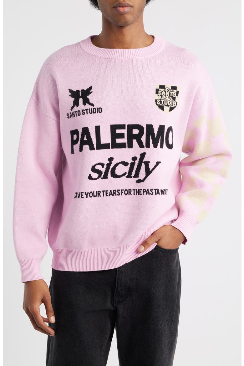 Palermo Crewneck Sweater, Main, color, GRATITUDE PINK