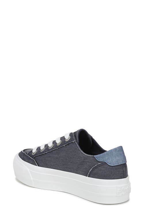 Blowfish Malibu Vivid 3 Floral Embroidered Low Top Sneaker In Blue