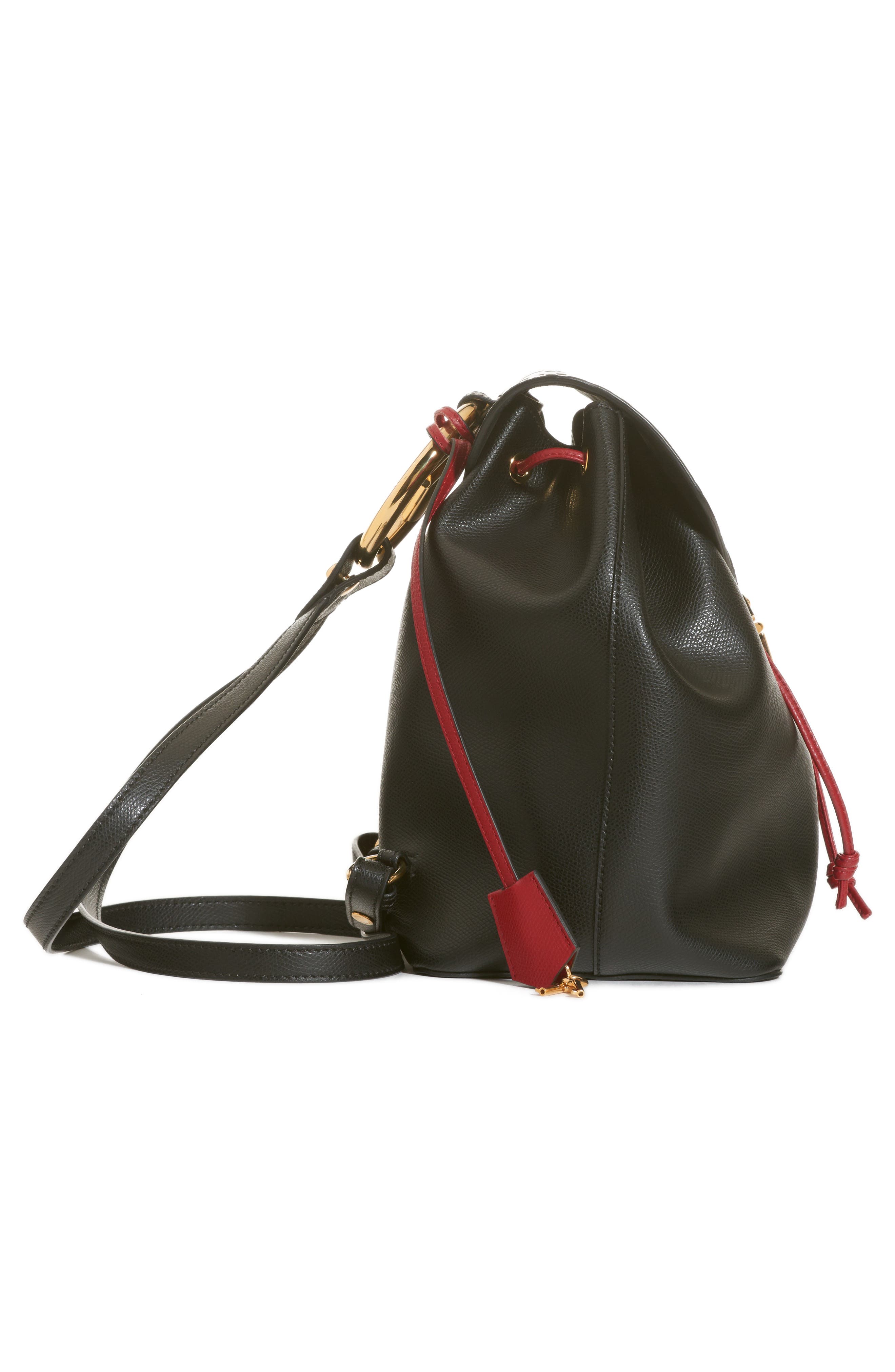 Fendi Cruise Bicolor Calfskin Leather Backpack, Alternate, color, 