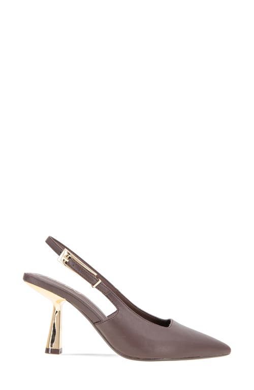 Bcbg Inara Slingback Pointed Toe Pump In Brown
