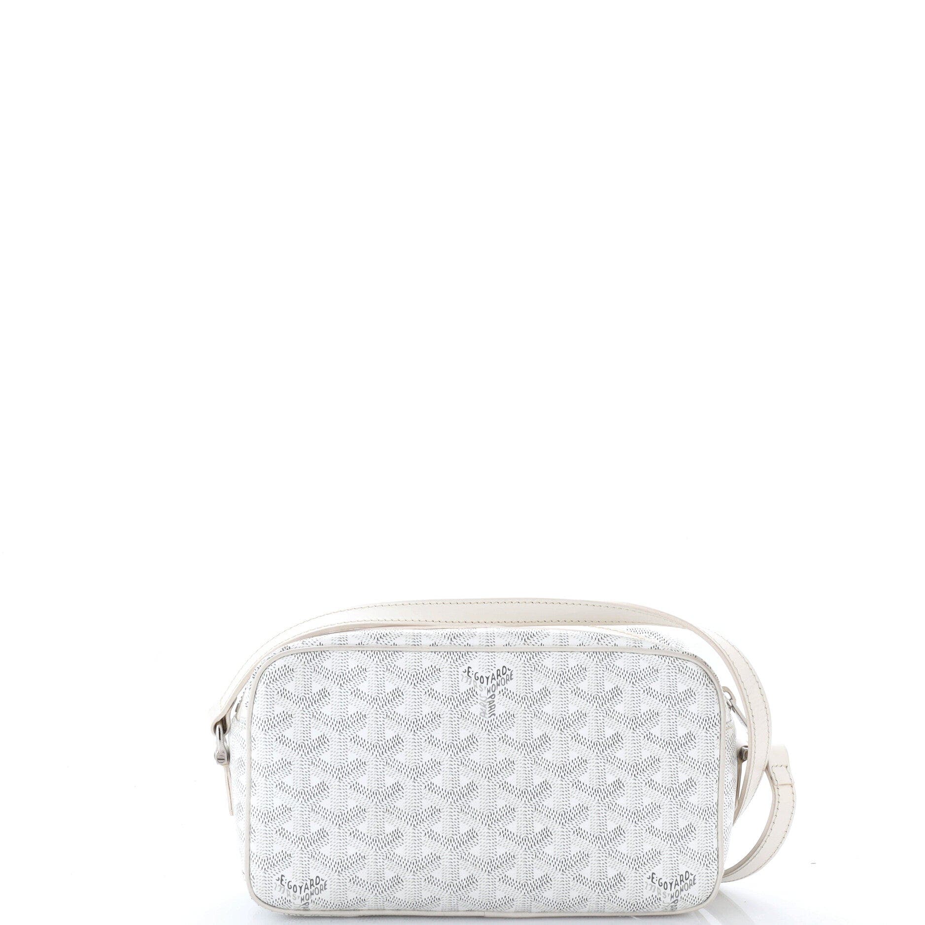 Cap Vert Bag Coated Canvas, Alternate, color, White