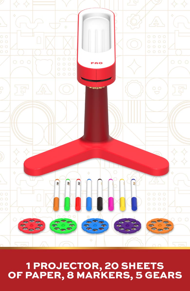 FAO Schwarz Toy Art Tracing Projector, Alternate, color, Red
