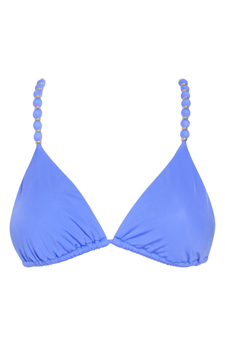 ViX Paula Hermanny Solid Beads Triangle Bikini Top, Alternate, color, 