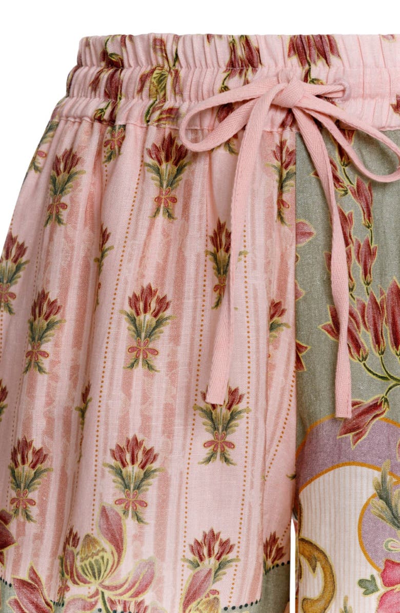 Agua Bendita Renata Aura Cover-Up Shorts, Alternate, color, Pink Multi