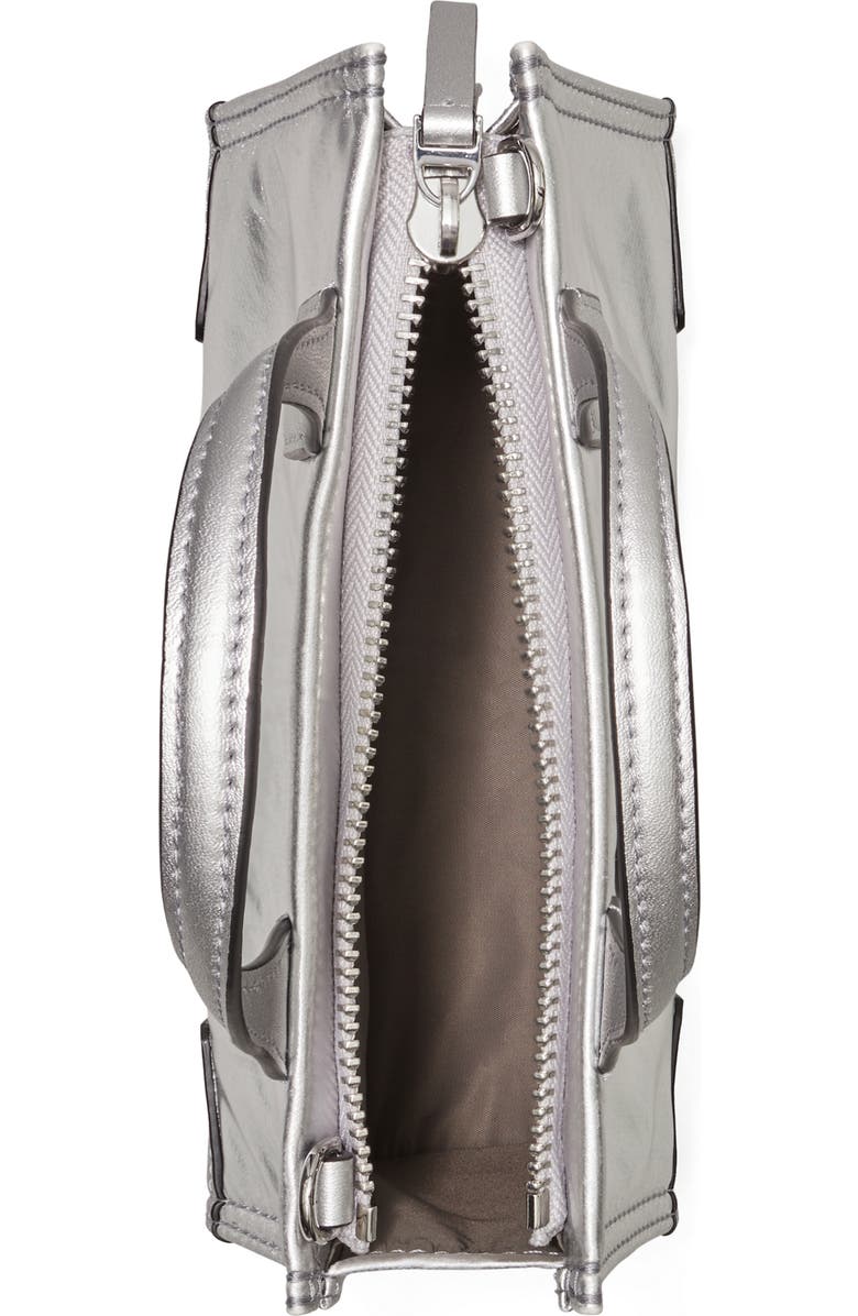 Tory Burch Micro Ella Metallic Satchel, Alternate, color,