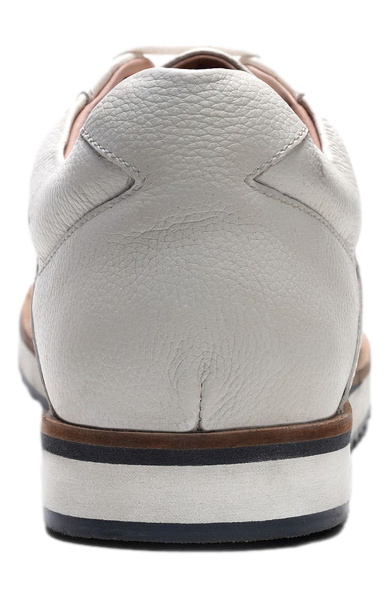 Brooklyn Sneaker, Alternate, color, White Leather
