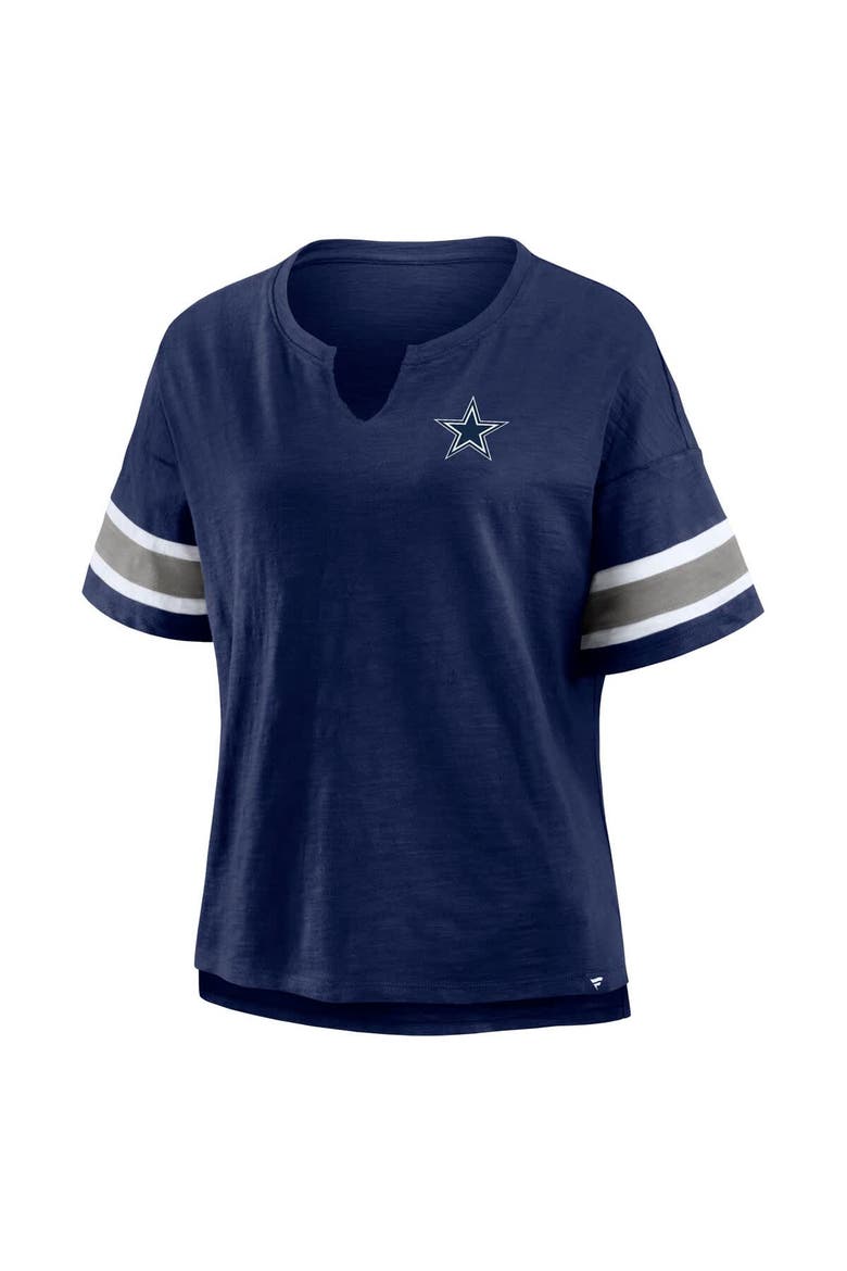 Women's Fanatics Navy Dallas Cowboys Redzone Curl Route T-Shirt, Alternate, color, Navy
