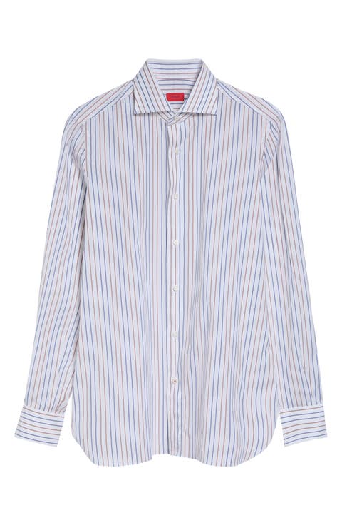Striped Egyptian Mako Cotton Shirt