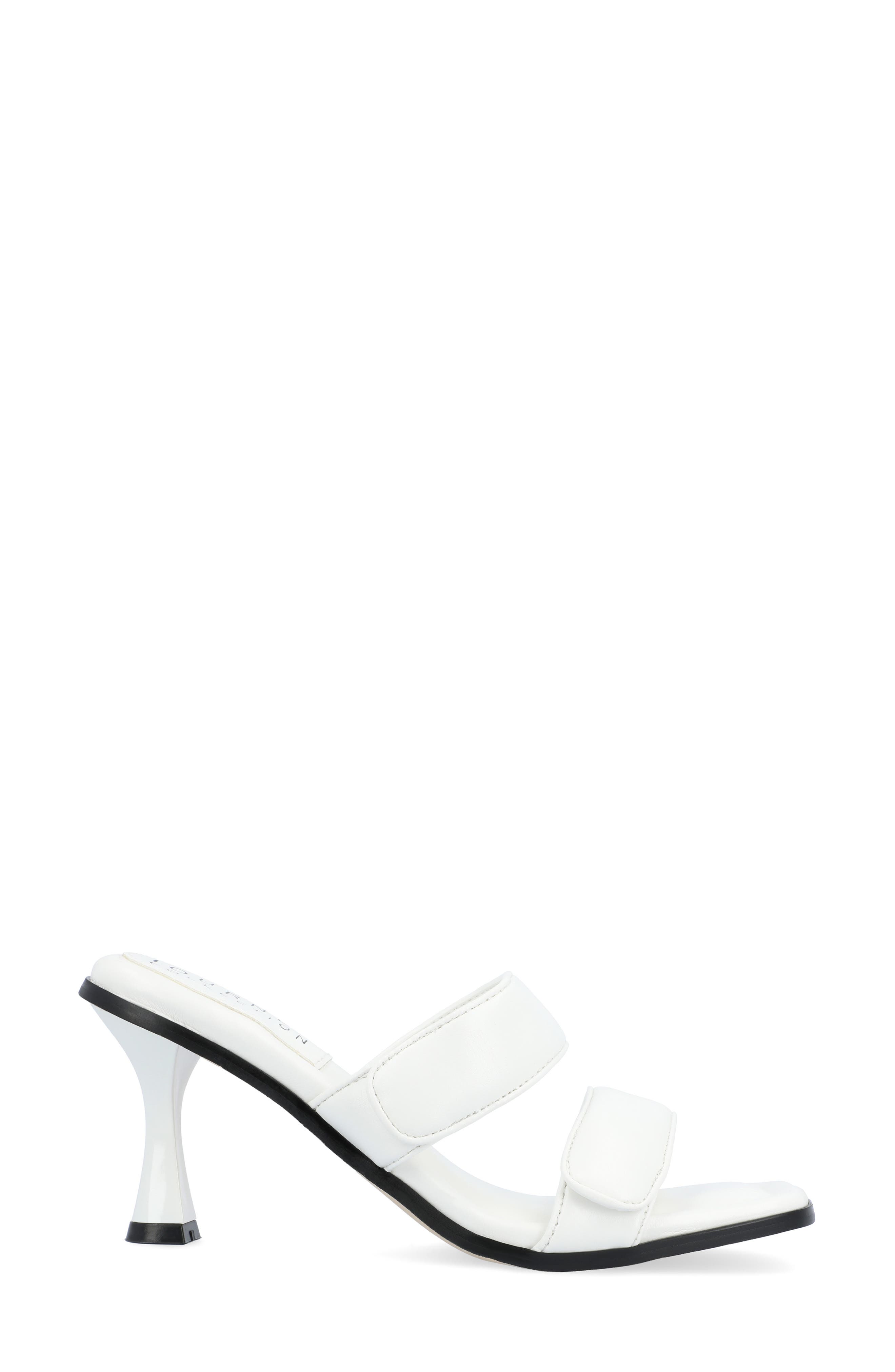 Essey Heeled Sandal, Alternate, color, WHITE