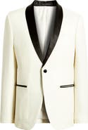 John Varvatos Star USA Brooklyn Off White Virgin Wool Dinner Jacket