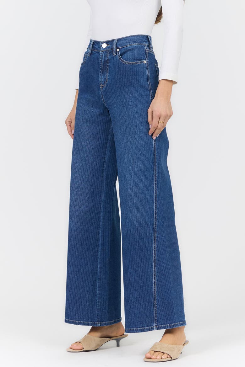 Celeste High Waist Wide Leg Jeans, Alternate, color, Moderat