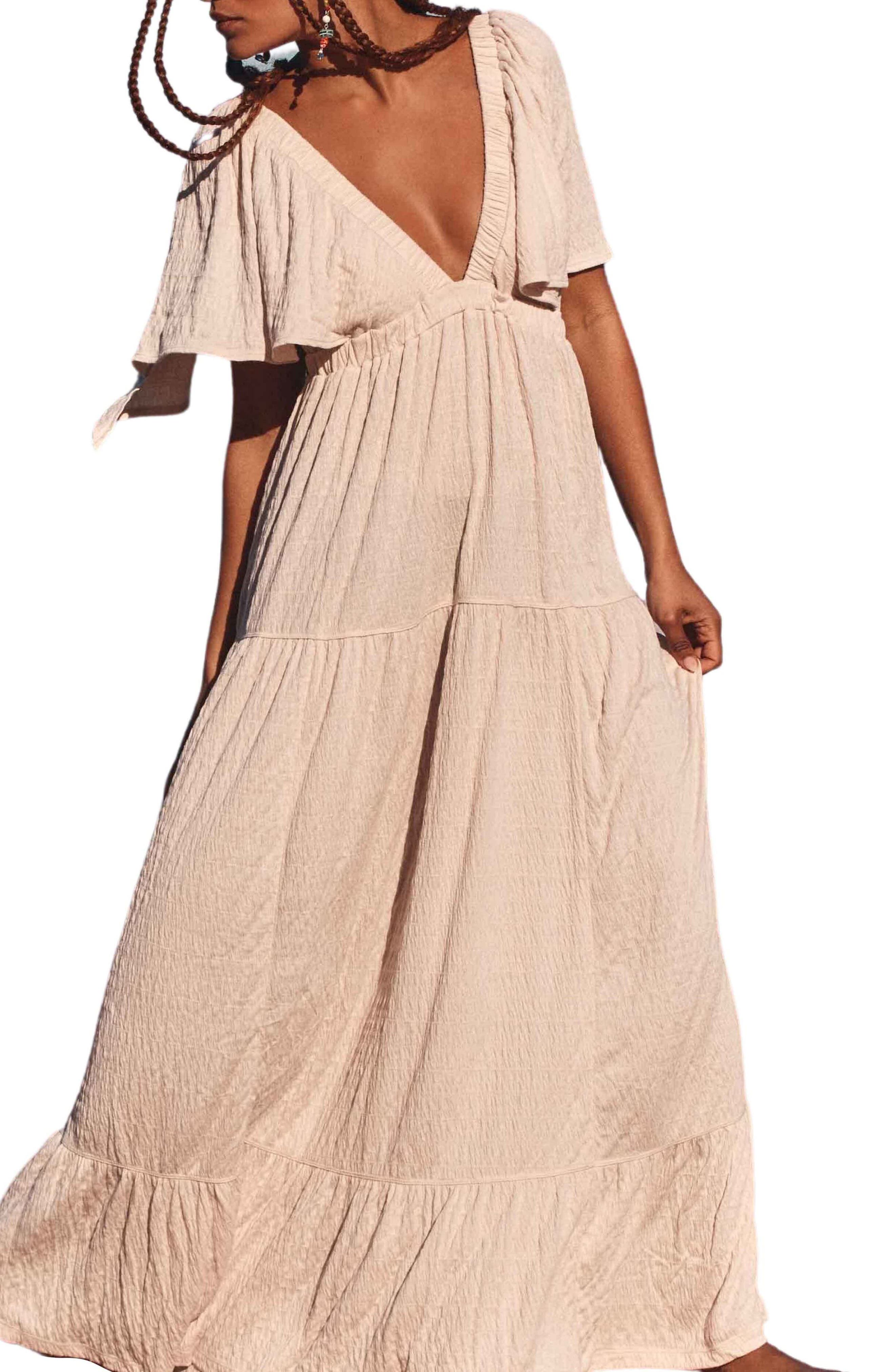 free people drop dead beauty tiered maxi dress Kauri Maxi Dress