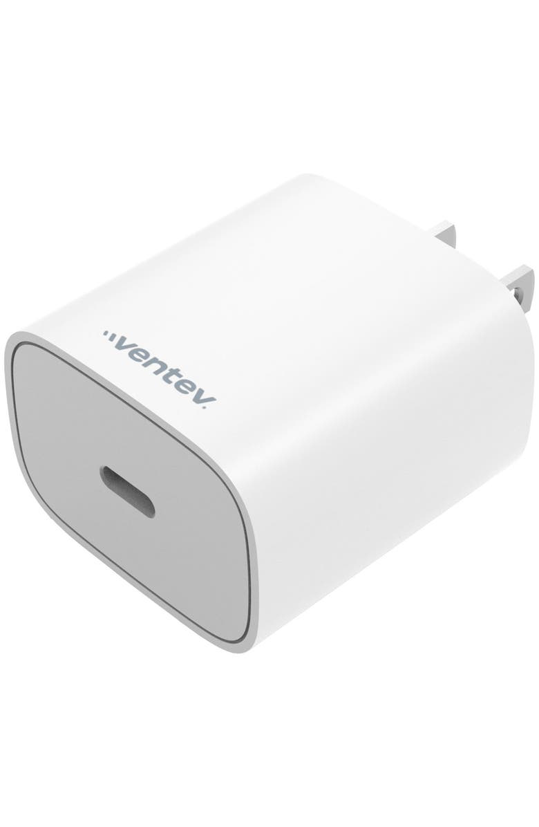 Ventev 30W ULTRAFAST USB-C Universal Wall Charger, Main, color, White
