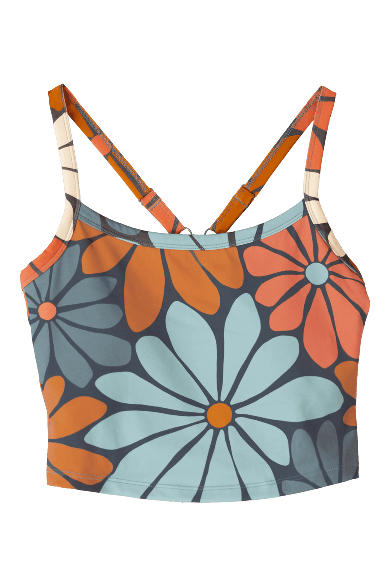 Longline Bra, Alternate, color, Luna Floral