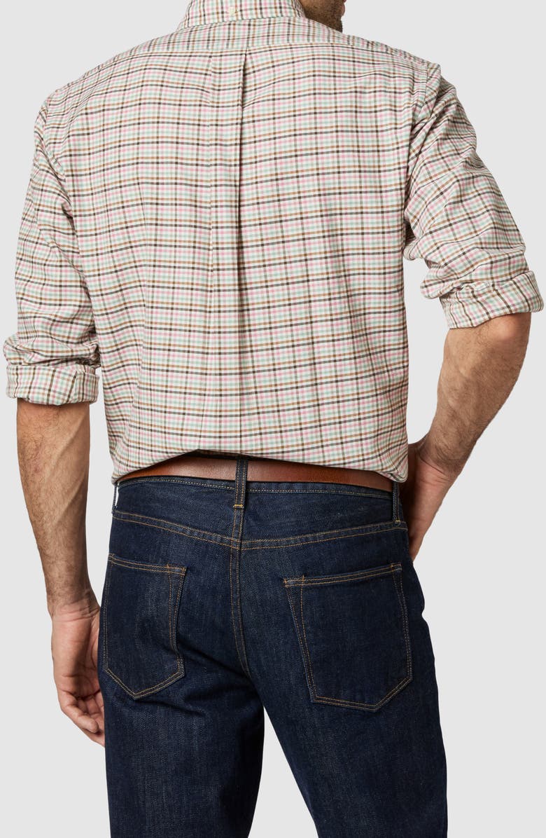 Sid Mashburn Gingham Button-Down Shirt, Alternate, color,