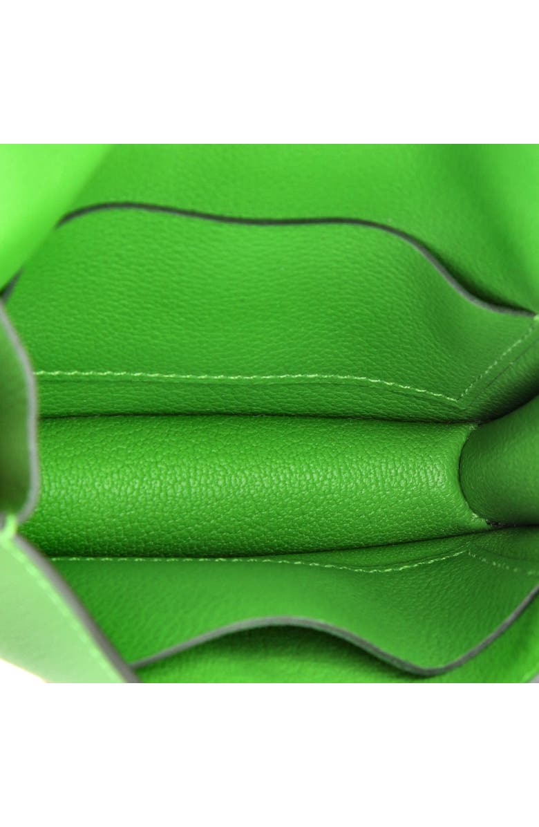 Pre-Owned Hermes Constance Slim Wallet Evercolor, Alternate, color, Vert Yucca
