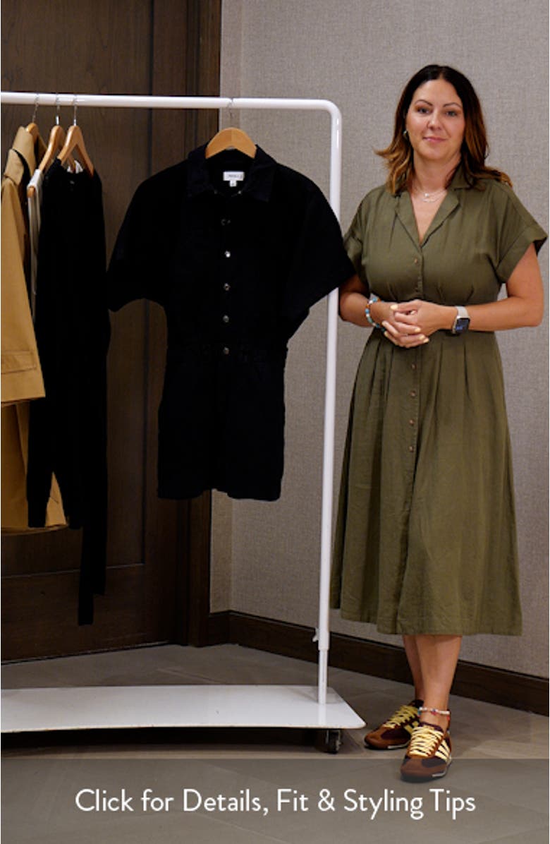 Tully Front Snap Minidress, sales video thumbnail