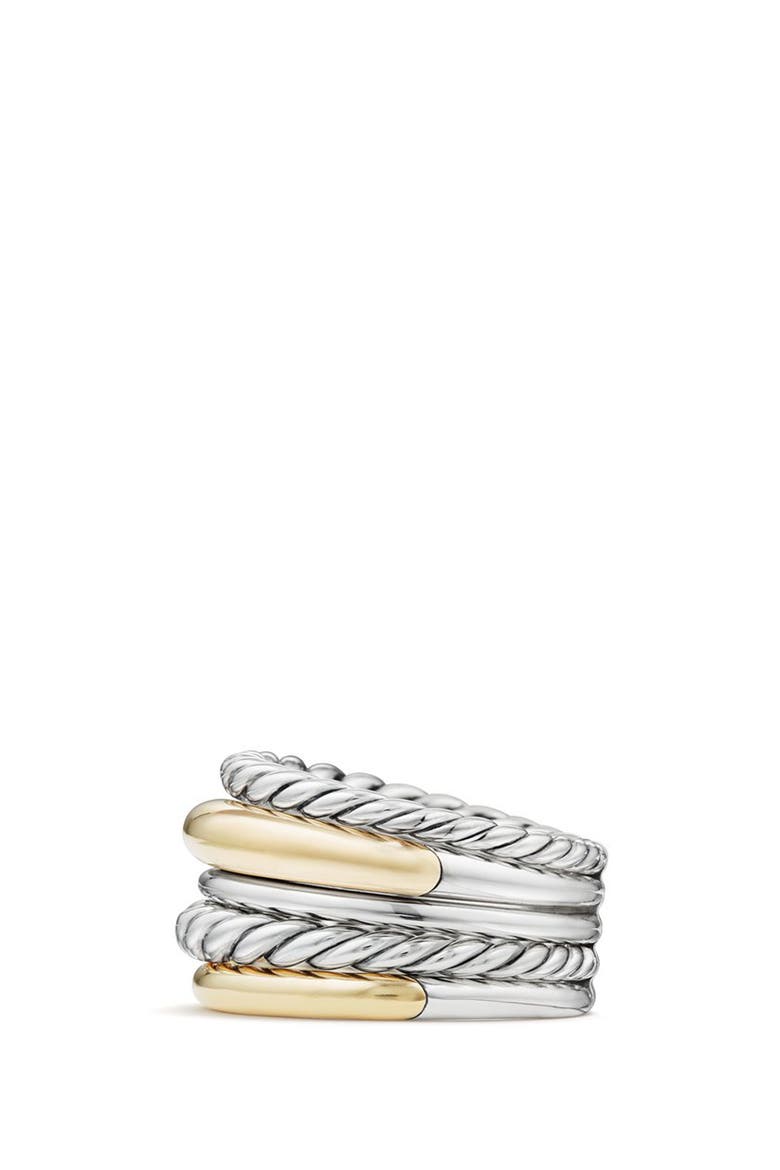 Pure Form® Wide Ring, Alternate, color, SILVER