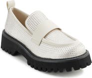 KARL LAGERFELD PARIS Grady Crystal Lug Sole Loafer