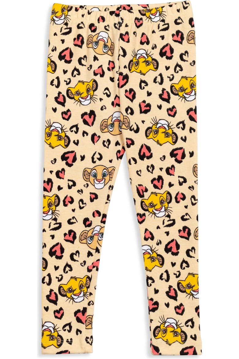 Lion King Fleece 2-Piece Hoodie and Leggings Set, Alternate, color, Simba Nala Yellow