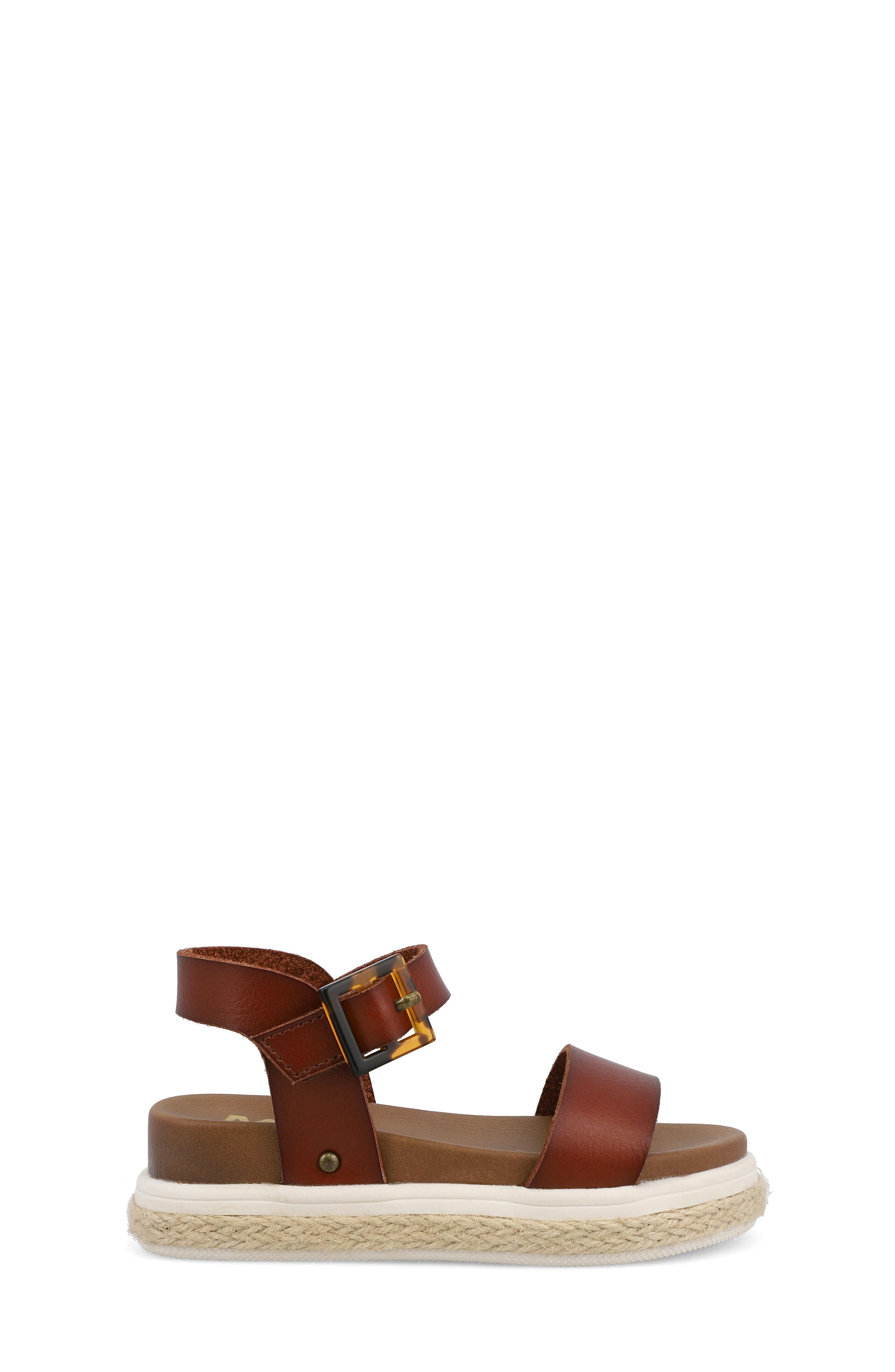 MIA Kids' Jenise Platform Sandal, Alternate, color, Cognac