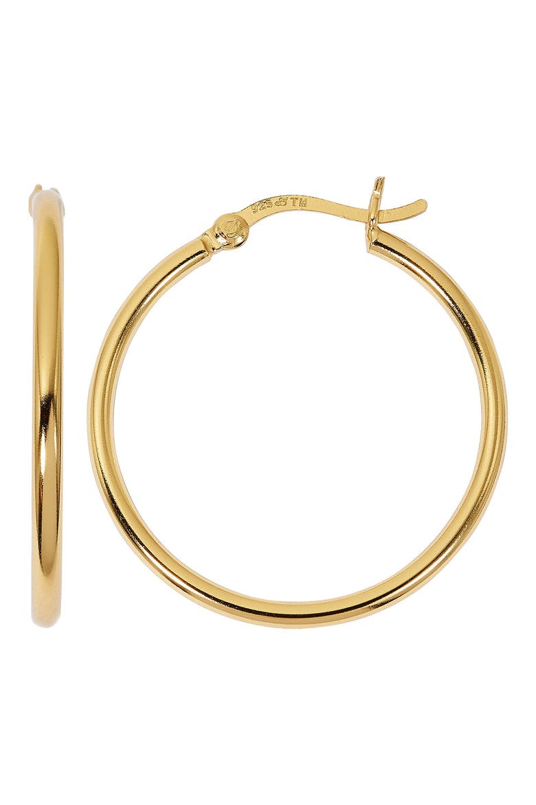 Classic Hoop Earrings, Main, color, GOLD