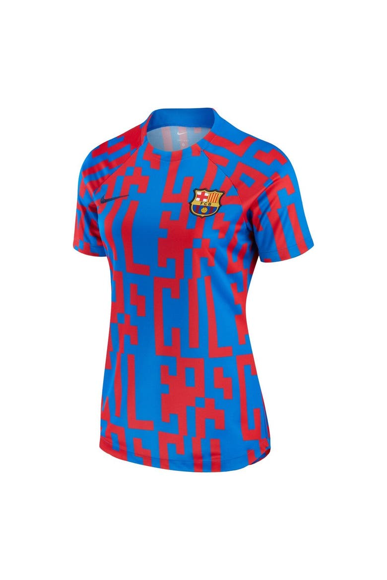 Women's Nike Blue Barcelona 2022/23 Pre-Match Home Performance Top, Alternate, color, Blue