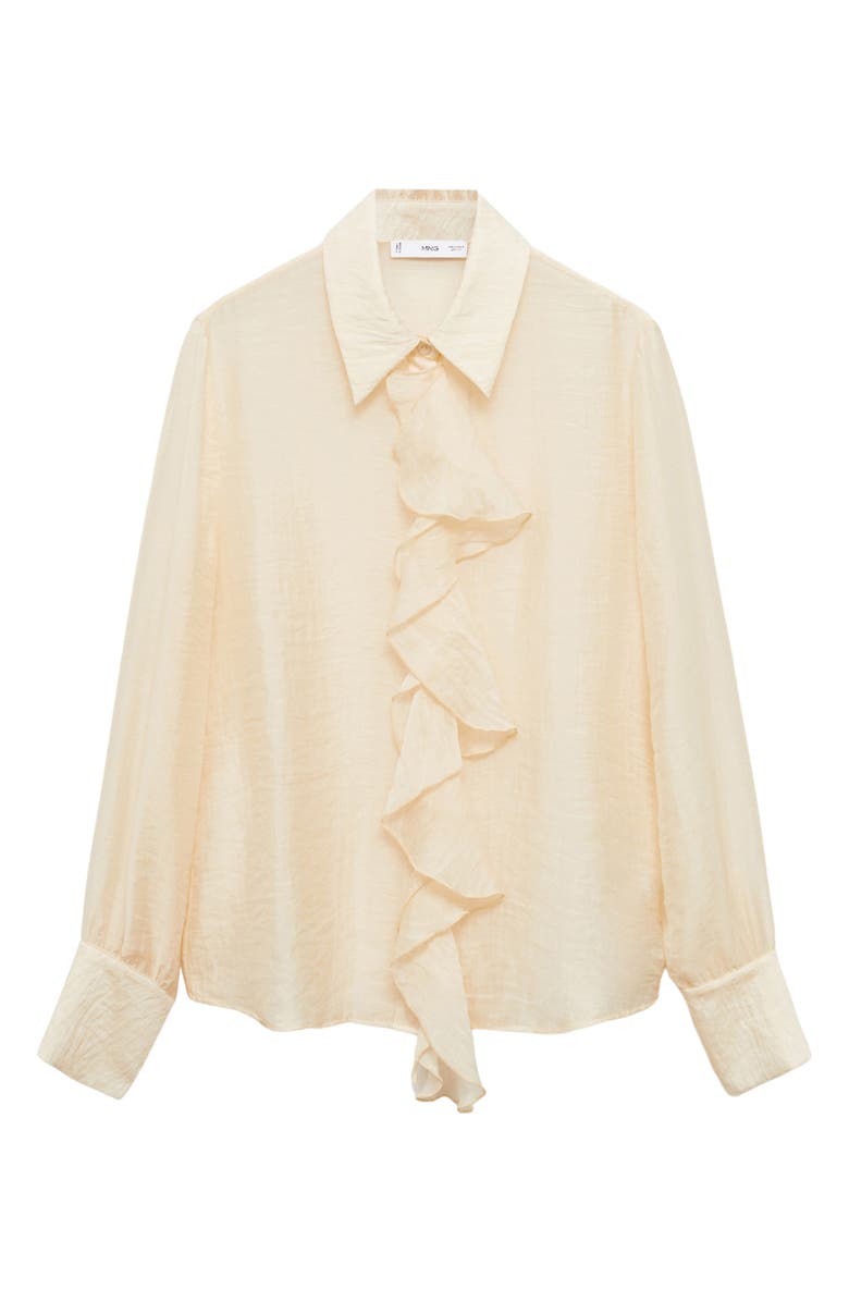 MANGO Flying Camisa Button-Up Top, Alternate, color,