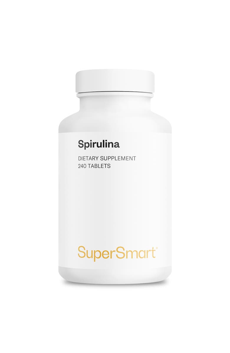 SuperSmart Spirulina 4000mg per Day, Main, color, NO COLOR