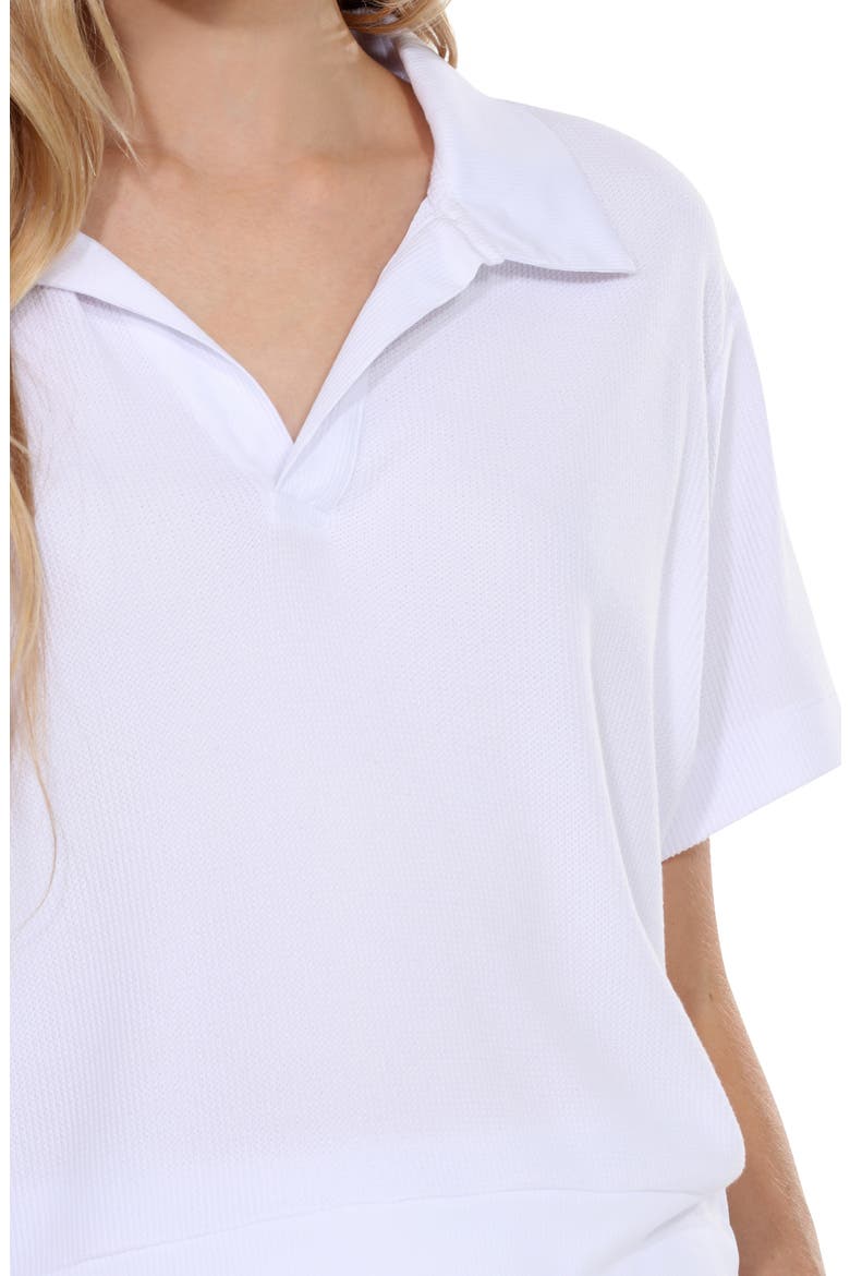 Coffee Club Waffle Knit Short Pajamas, Alternate, color, WHITE
