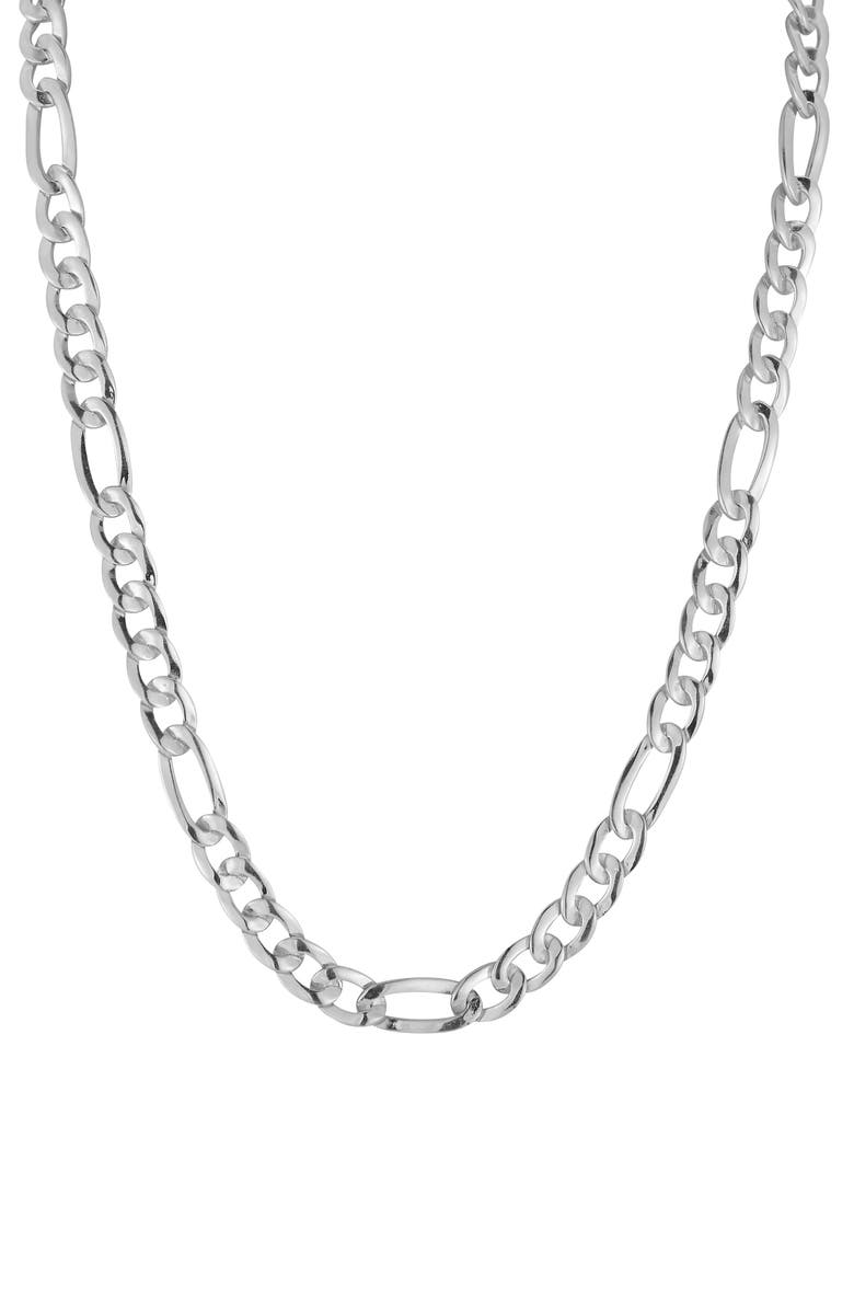 CHLOE AND MADISON Figaro Chain Choker Necklace, Main, color, 