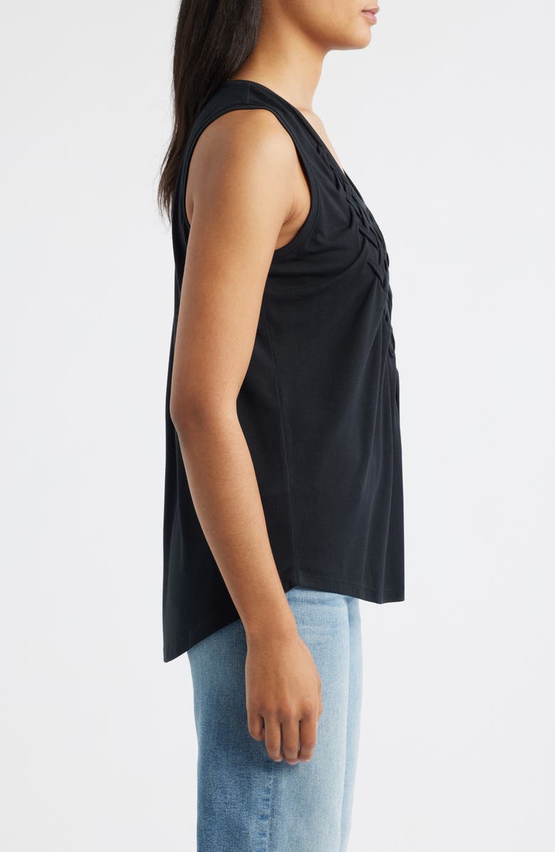 Tommy Bahama Kauai Lattice Tank Top, Alternate, color, Black