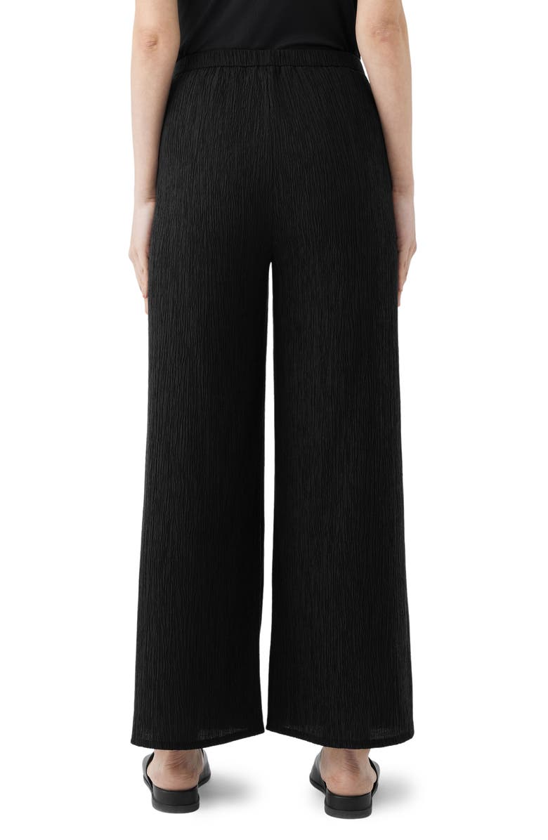 Eileen Fisher Slit Hem PlissÃ<sup>©</sup> Ankle Pants, Alternate, color,