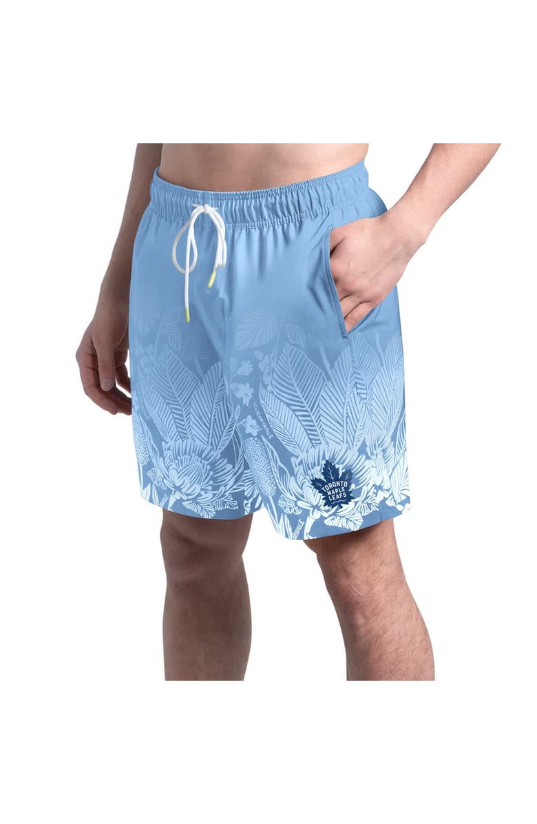 Margaritaville Men's Margaritaville Blue Toronto Maple Leafs Lagoon Fiesta Swim Short, Alternate, color, Blue