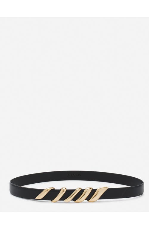 Lanvin Ceinture Melodie Ruban En Cuir Pour Femme In Black