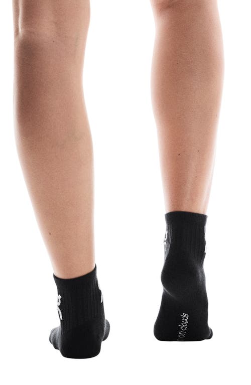 Shop On Logo Mid 3-pack Socks In Black