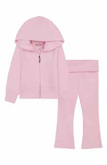 Kids' 2-Piece Sweater Knit Hoodie & Leggings Set