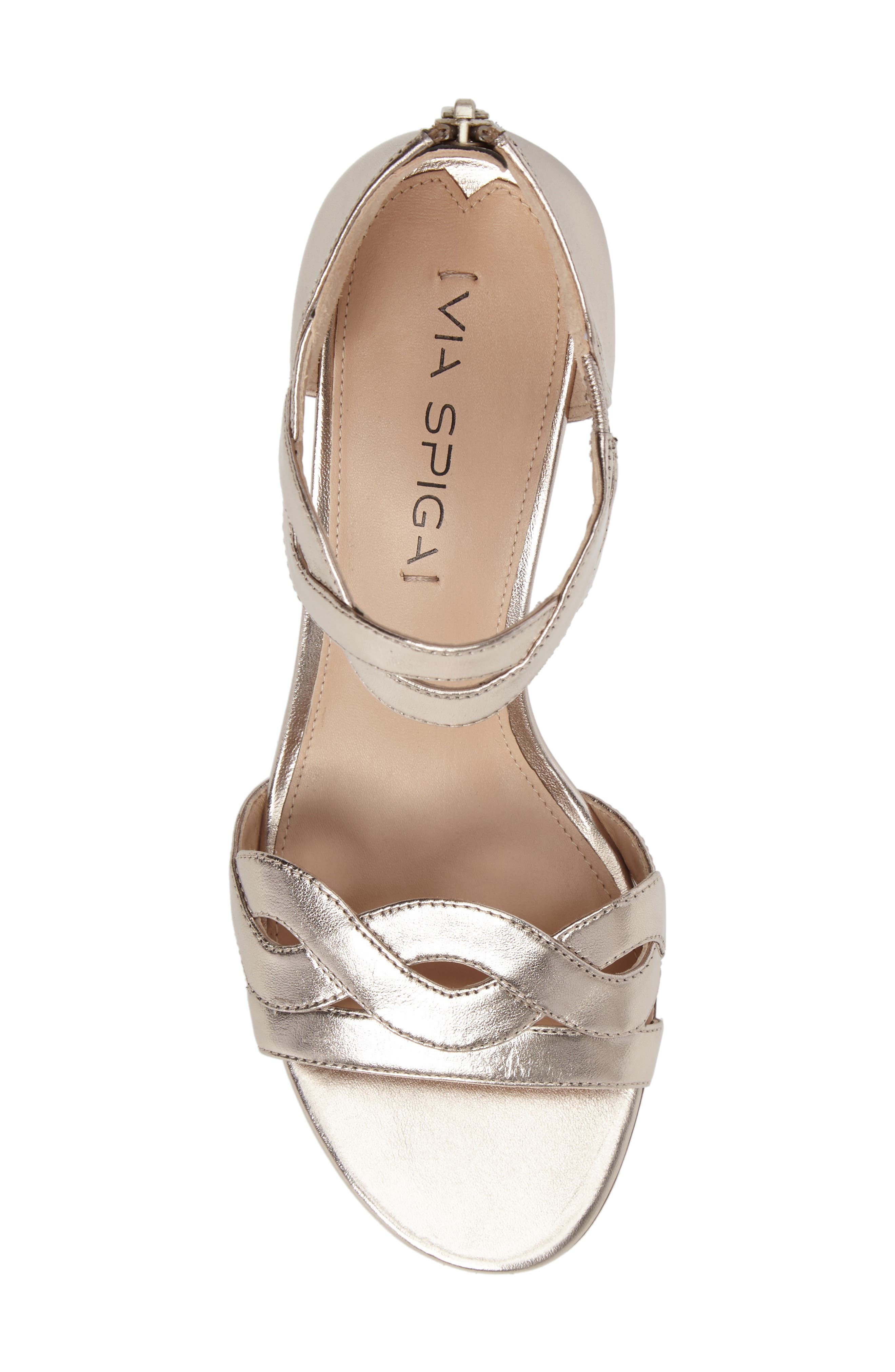 Via Spiga Janel Block Heel Sandal, Alternate, color, 