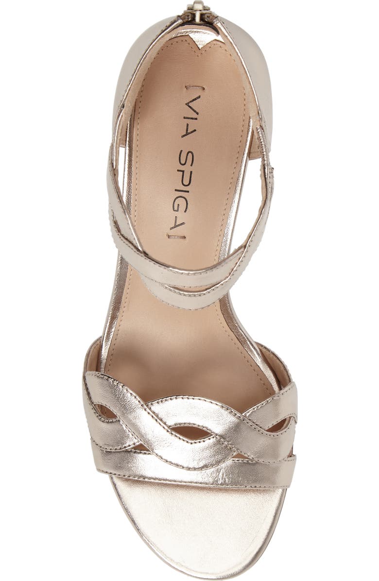 Via Spiga Janel Block Heel Sandal, Alternate, color,