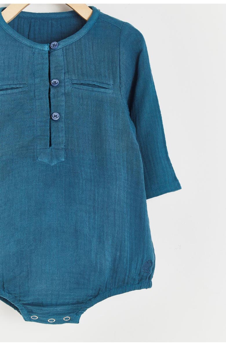 Babycottons Bodysuit Mao Paradise for Infant, Alternate, color, Pastel Blue