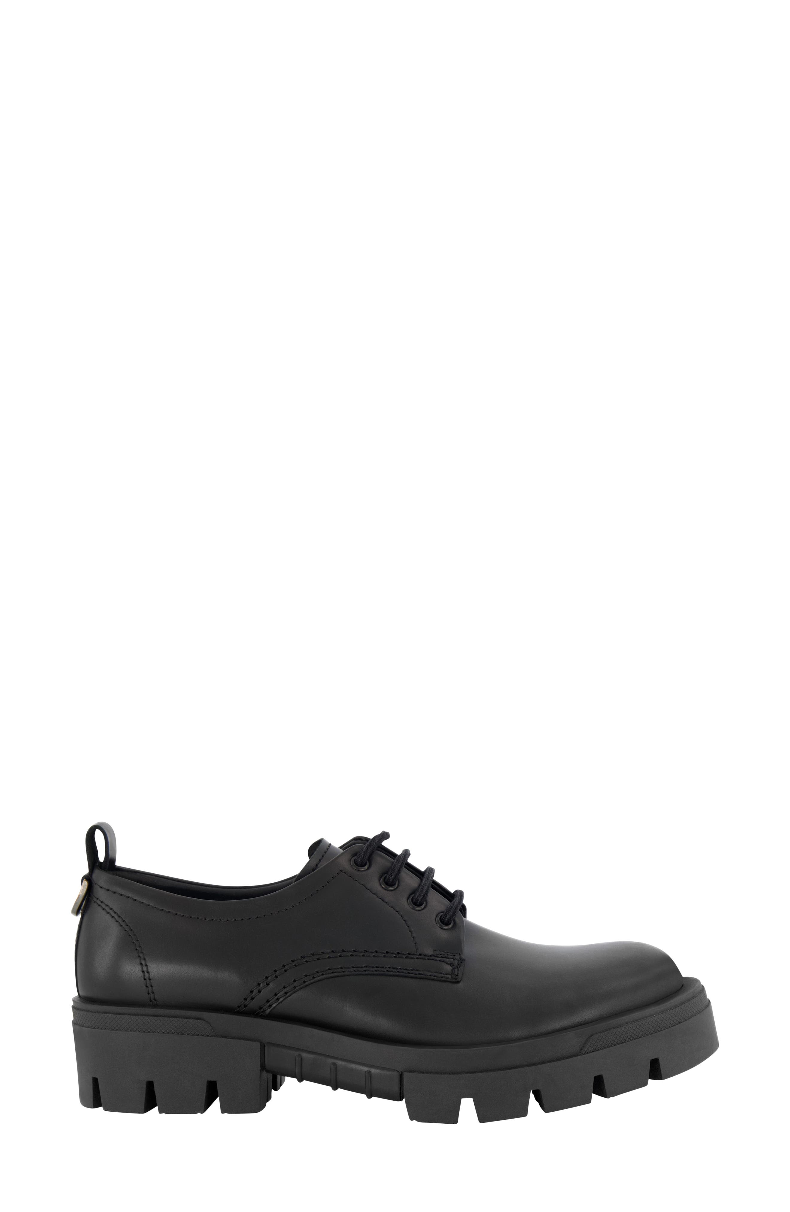 KARL LAGERFELD PARIS Plain Toe Derby, Alternate, color, Black