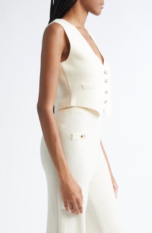 Cinq À Sept Mykah Cashmere Sweater Vest In White