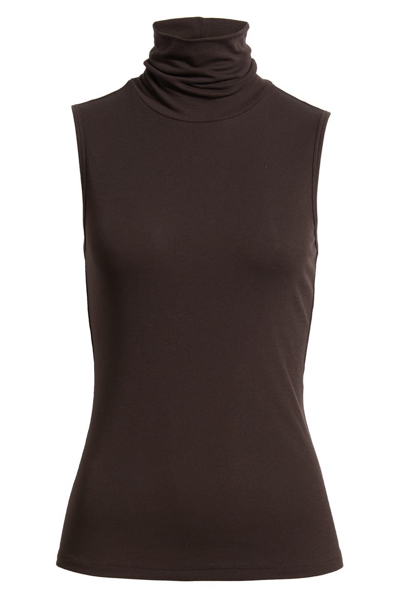 Wendel Sleeveless Turtleneck Top, Alternate, color, HICKORY - SPF