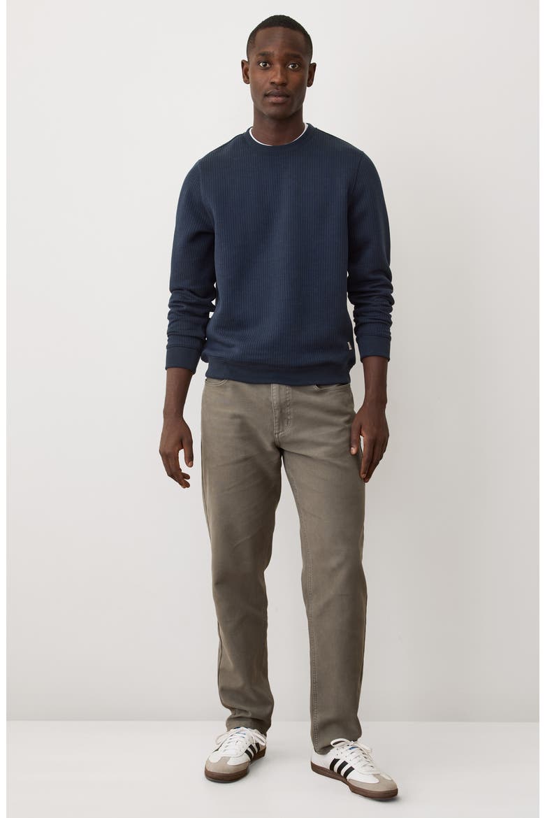 Corbet Vertical Quilted Sweatshirt, Alternate, color, NAVY